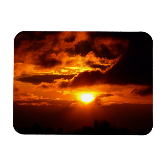 Magnet Flexible Le feu dans le ciel (Horizontal)