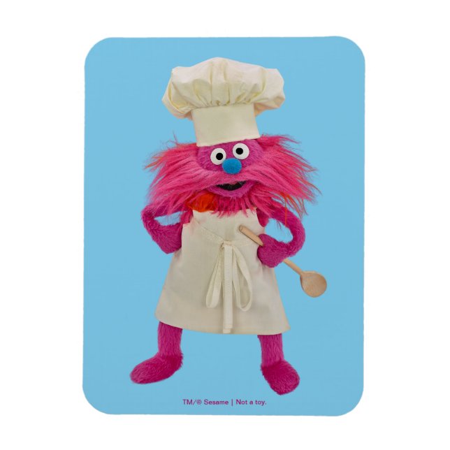 Magnet Flexible Le Food Truck de Cookie's Monster | Gonger en pose (Vertical)