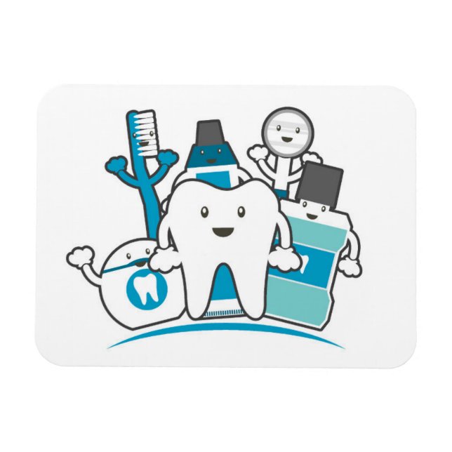 Magnet Flexible Le gang des dents propres (Horizontal)