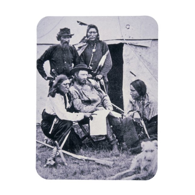 Magnet Flexible Le général George A. Custer (1839-1876) avec son I (Vertical)
