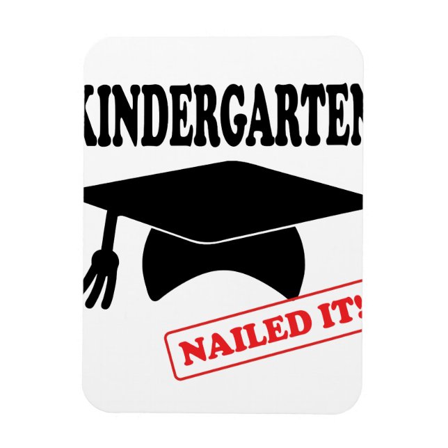 Magnet Flexible Le jardin d'enfants l'a cloué (Vertical)