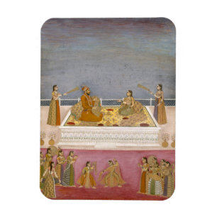 Magnet Flexible Le jeune empereur de Mughal Muhammad Shah à un