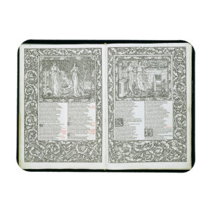Magnet Flexible Le "Kelmscott Chaucer", édité 1896 par le Kel