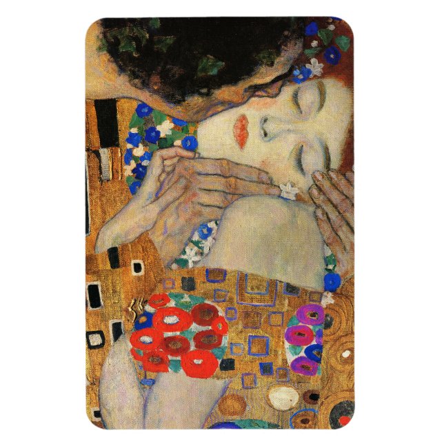 Magnet Flexible Le Kiss (Détail) Gustav Klimt (Vertical)
