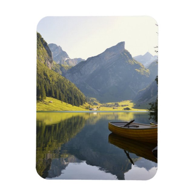 Magnet Flexible Le lac des Alpes en Suisse (Vertical)