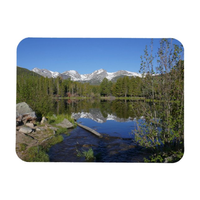 Magnet Flexible Le lac Sprague II du parc national Rocky Mountain (Horizontal)
