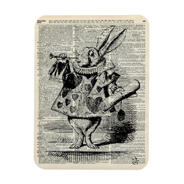 Magnet Flexible Le lapin de Whitte (Vertical)
