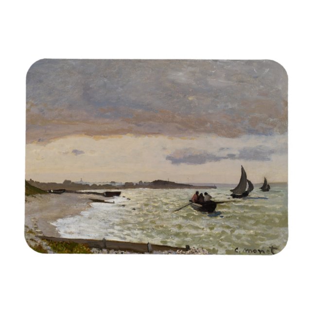 Magnet Flexible Le littoral de Sainte-Adresse, 1864 (Horizontal)