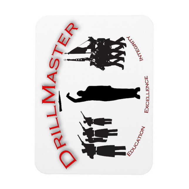 Magnet Flexible Le logo DrillMaster (Vertical)