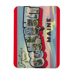 Magnet Flexible Le Maine, aimant d'Ogunquit