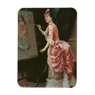 Magnet Flexible Le mal du modèle (par Raimundo de Madrazo)