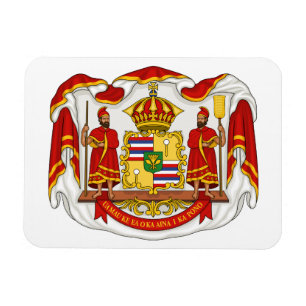 Magnet Flexible Le manteau des bras royal du royaume d'Hawaï