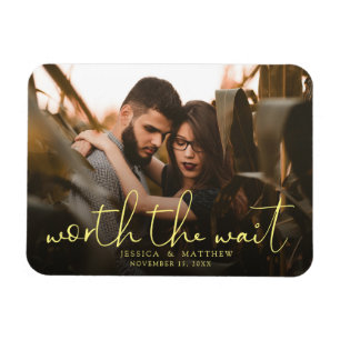Magnet Flexible Le Mariage d'attente : un script photo pour une su