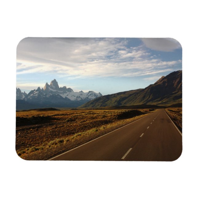 Magnet Flexible Le Mont Fitz Roy Et Le Mont Cerro Torre (Horizontal)