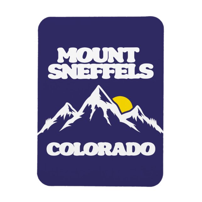 Magnet Flexible Le mont Sneffels Colorado (Vertical)