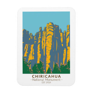 Magnet Flexible Le Monument National de Chiricahua Hoodoos Arizona
