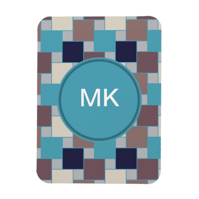 Magnet Flexible Le paon sur la plage (Vertical)