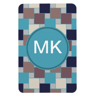 Magnet Flexible Le paon sur la plage