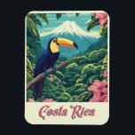 Magnet Flexible Le paradis du Costa Rica<br><div class="desc">Plongez dans la beauté vibrante du Costa Rica. Cette affiche présente des forêts tropicales luxuriantes,  des plages époustouflantes et une faune exotique.</div>