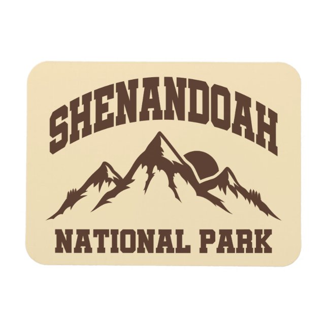 Magnet Flexible Le Parc national de Shenandoah (Horizontal)