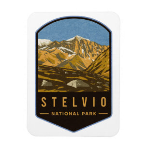 Magnet Flexible Le Parc national du Stelvio