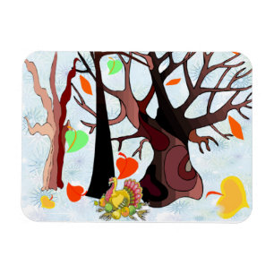 Magnet Flexible Le pays des merveilles de l'automne