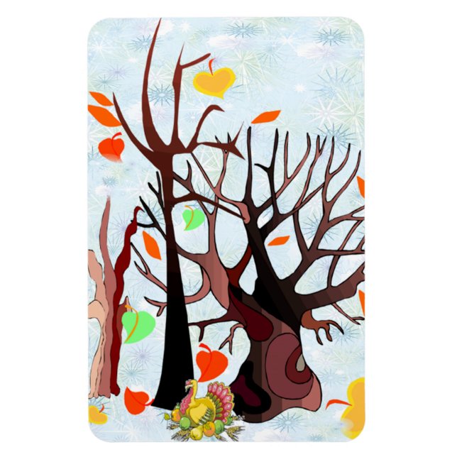 Magnet Flexible Le pays des merveilles de l'automne (Vertical)