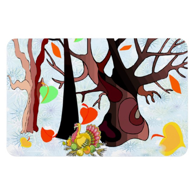 Magnet Flexible Le pays des merveilles de l'automne (Horizontal)