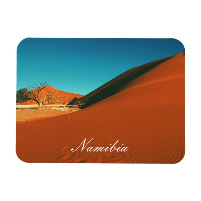 Magnet Flexible Le paysage des dunes de sable de Namibie Sossusvle (Horizontal)
