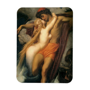 Magnet Flexible Le pêcheur et la sirène [Frederic Leighton]
