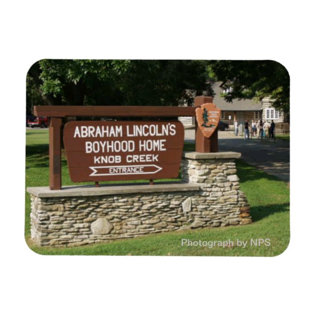 Magnet Flexible Le petit bonhomme d'Abraham Lincoln (Horizontal)