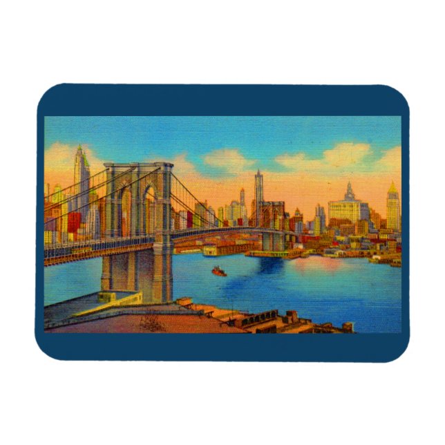 Magnet Flexible le pont Brooklyn (Horizontal)