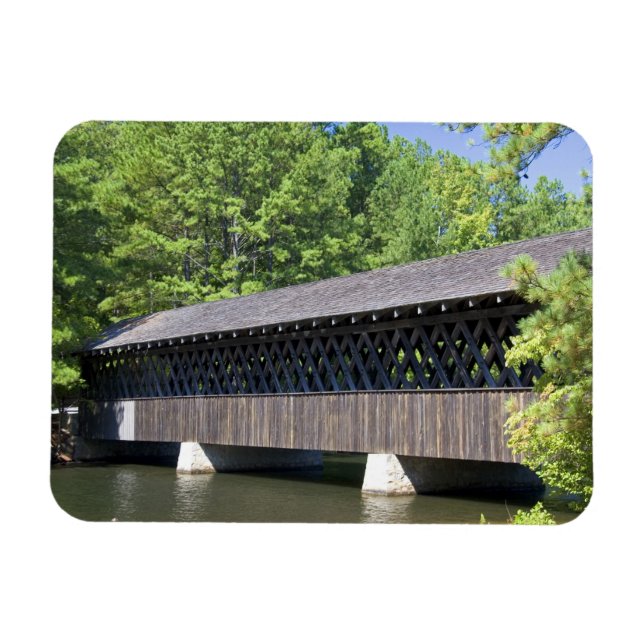 Magnet Flexible Le pont couvert de Stone Mountain à Stone (Horizontal)