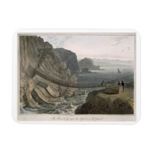 Magnet Flexible Le pont de corde près du phare, Holyhead, pour