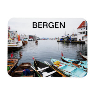 Magnet Flexible Le port de Bergen en Norvège