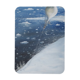Magnet Flexible Le premier Aeronaut du capitaine Scott Antarctica.