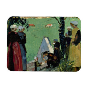 Magnet Flexible Le Printemps sacré à Guidel, vers 1905