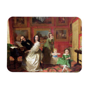 Magnet Flexible Le Rev. et la Mme Palmer-Lovell avec leur fille