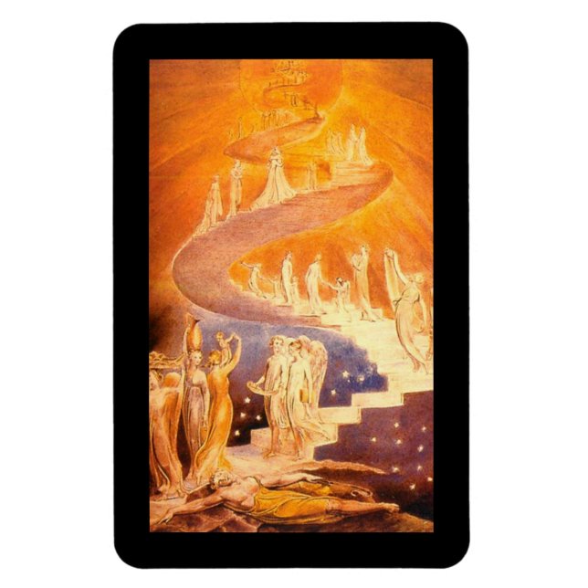 Magnet Flexible Le rêve de Jacob par William Blake (Vertical)