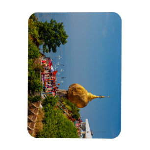 Magnet Flexible Le Rocher d'or du Myanmar