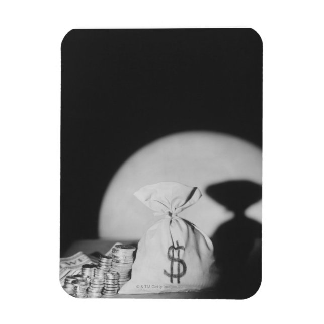 Magnet Flexible Le sac d'argent (Vertical)