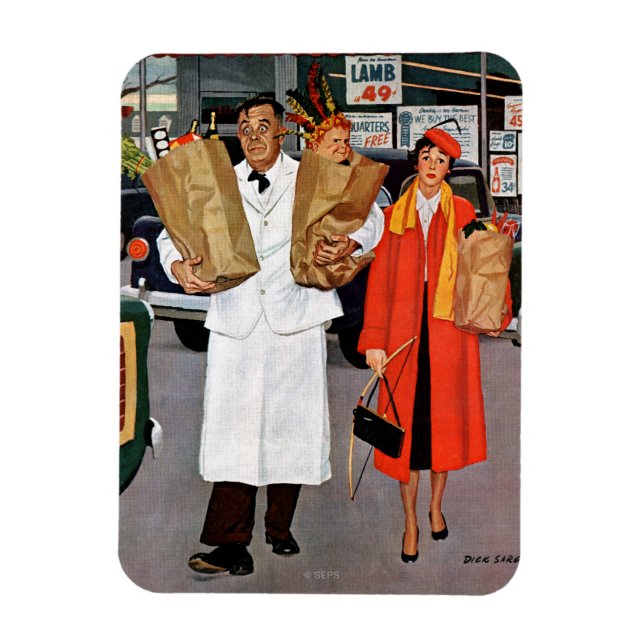 Magnet Flexible Le sac plein de problèmes (Vertical)