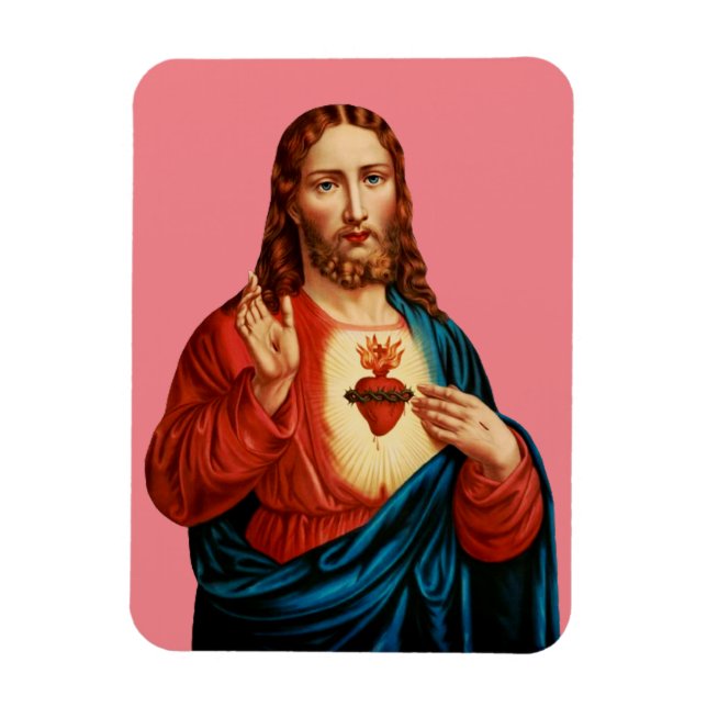 Magnet Flexible Le Sacré-Cœur de Jésus (Vertical)