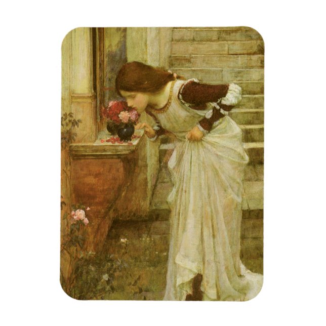 Magnet Flexible Le Sanctuaire de John William Waterhouse (Vertical)