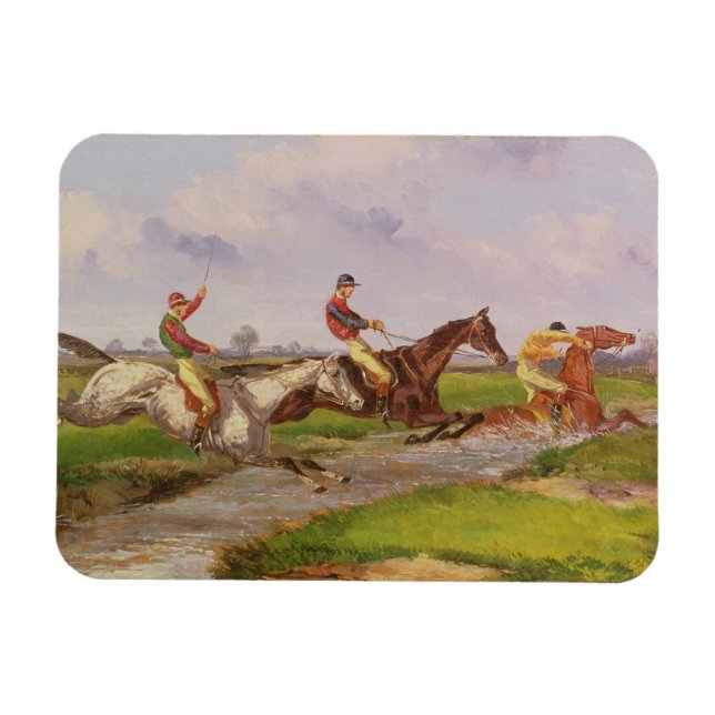 Magnet Flexible Le Saute d'eau : la Steeplechase d'automne à Balla (Horizontal)