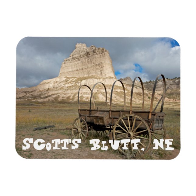 Magnet Flexible Le Scott's Bluff dans l'actuel Nebraska (Horizontal)