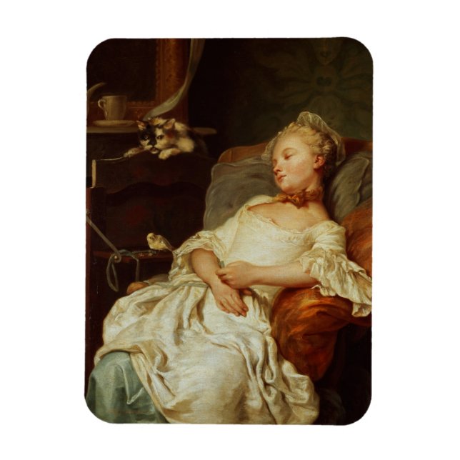Magnet Flexible Le Sleeper, 1759 (huile sur toile) (Vertical)