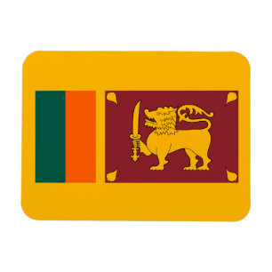 Magnet Flexible Le Sri Lanka - drapeau sri-lankais