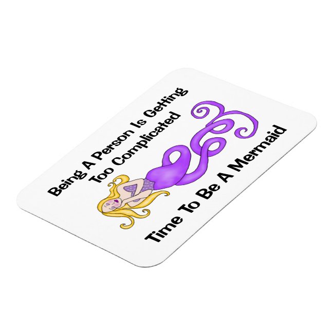 Magnet Flexible Le Temps D'Être Une Sirène (Côté Gauche)