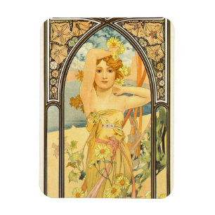 Magnet Flexible Le temps du jour, Luminosité du jour par Mucha